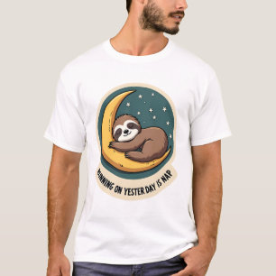 Camiseta Diseño de animal retro divertido cita de perezoso