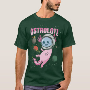 Camiseta Diseño de Aolotl para un amante de los astronautas