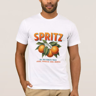 Camiseta Diseño de Aperitivo Italiano Spritz Vintage