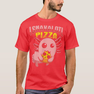 Camiseta Diseño de aperitivos Axolotl Pizza para aficionado