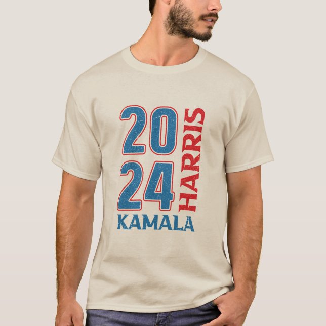 Camiseta Diseño de apoyo electoral Kamala Harris 2024 (Anverso)