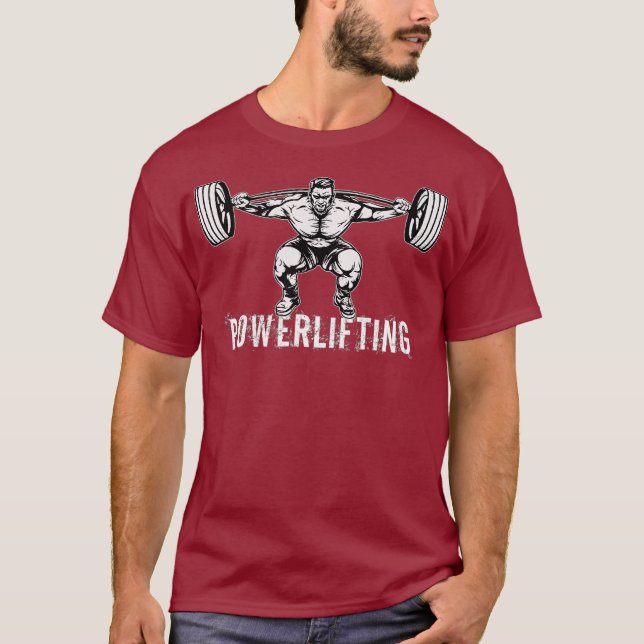 Camiseta Diseño de aptitud para entrenamiento de elevación  (Anverso)