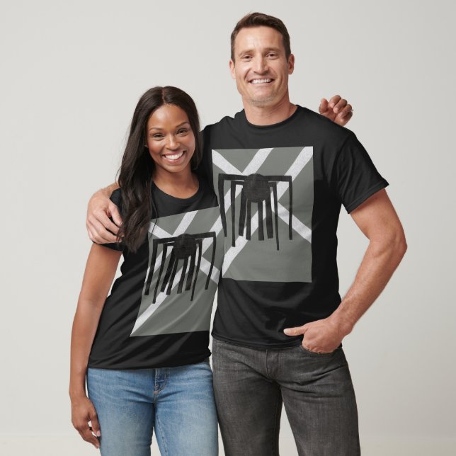 Camiseta Diseño de araña geométrica (Unisexo)