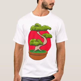 Camiseta Diseño de árbol Bonsái