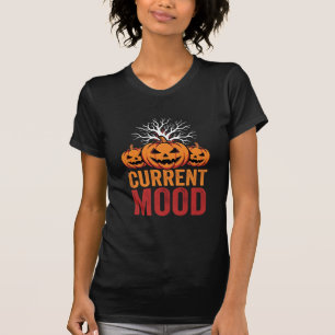 Camiseta Diseño de árbol de calabaza de estado de ánimo act