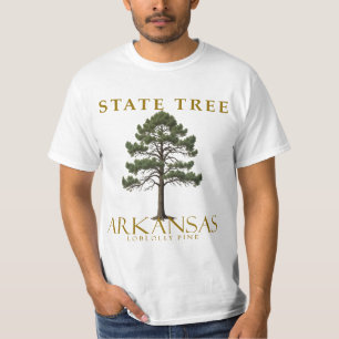 Camiseta Diseño de árbol de pino Loblolly de Arkansas