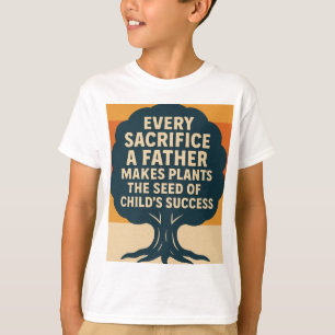 Camiseta Diseño de árbol retro del Día del Padre motivacion