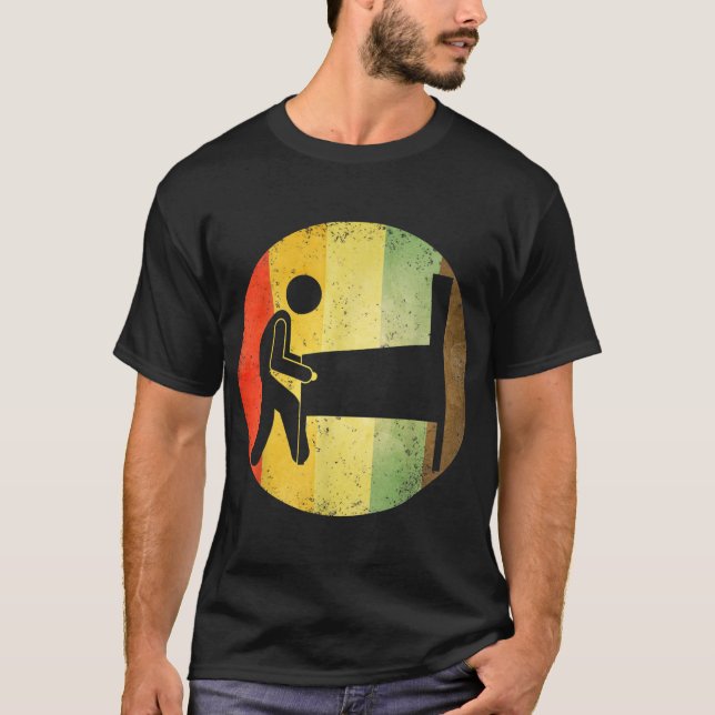 Camiseta Diseño de arcada de máquina de pinball retro clási (Anverso)
