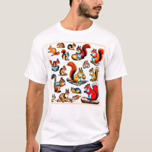 Camiseta Diseño de ardillas y chipmunks canadienses