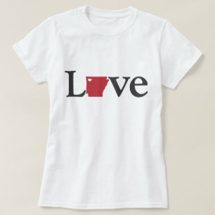Camiseta Diseño de Arkansas del amor