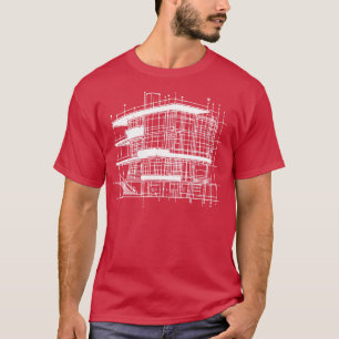 Camiseta diseño de arquitectura