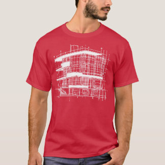 Camiseta diseño de arquitectura