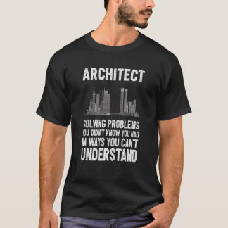 Camiseta Diseño de arquitectura de arquitectos