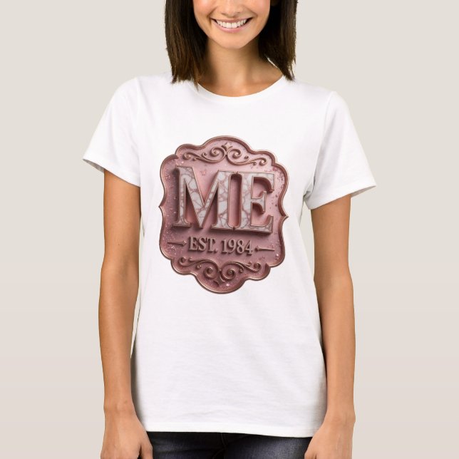 Camiseta Diseño de arte abstracto Chic Gold (Anverso)