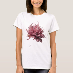 Camiseta Diseño de ARTE ABSTRACTO Chic Silver