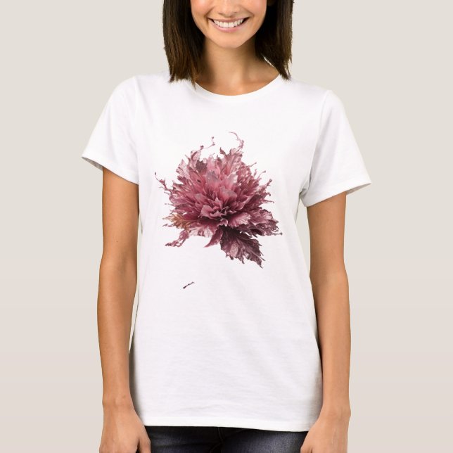 Camiseta Diseño de ARTE ABSTRACTO Chic Silver (Anverso)
