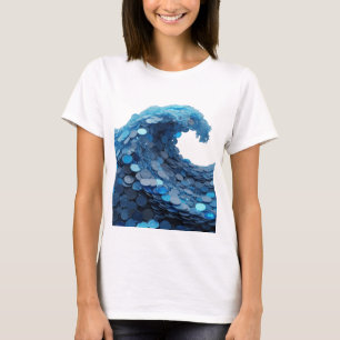 Camiseta Diseño de arte abstracto CLÁSICO PLATA