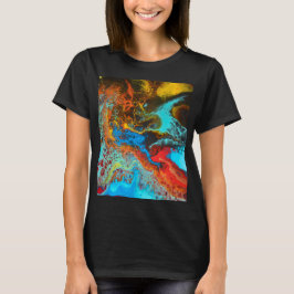 Camiseta Diseño de arte abstracto - Colorido