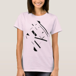 Camiseta Diseño de arte abstracto de líneas diagonales de f