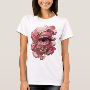 Camiseta Diseño de arte abstracto de oro fresco