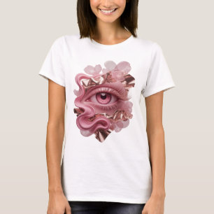 Camiseta Diseño de arte abstracto de oro limpio