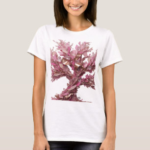Camiseta Diseño de arte abstracto de plata atrevido