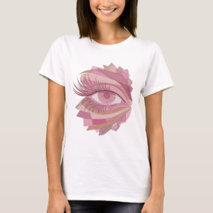 Camiseta Diseño de arte abstracto de plata dinámico