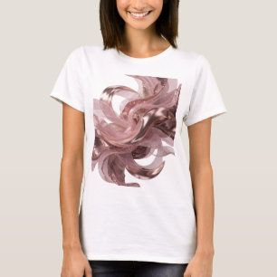 Camiseta Diseño de ARTE ABSTRACTO Fresco Plata