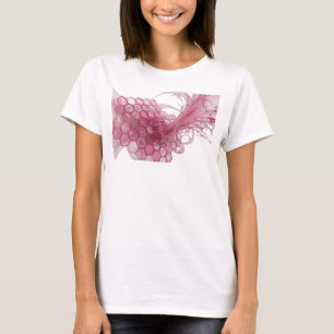 Camiseta Diseño de ARTE ABSTRACTO Moderno en Plata