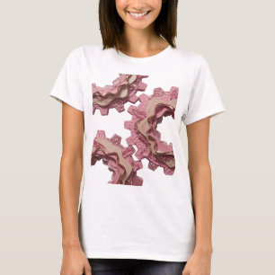 Camiseta Diseño de arte abstracto ORO Impactante