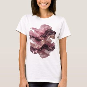 Camiseta Diseño de arte abstracto Plata STATEMENT