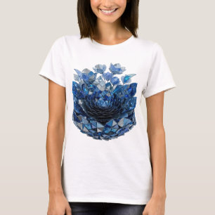 Camiseta Diseño de ARTE ABSTRACTO Plateado de Moda v2