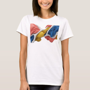 Camiseta Diseño de ARTE ABSTRACTO Rosa Elegante