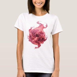 Camiseta Diseño de arte abstracto rosa icónico