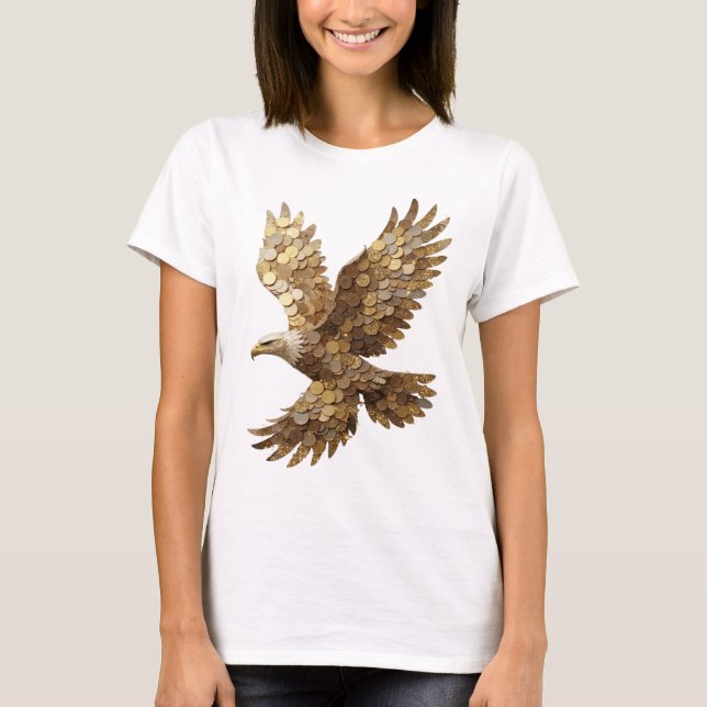 Camiseta Diseño de arte abstracto Statement Silver (Anverso)