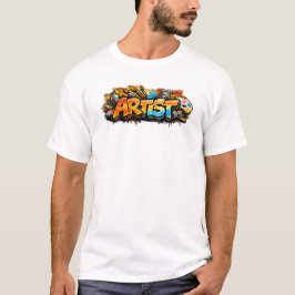 Camiseta Diseño de arte callejero de grafiti de artista