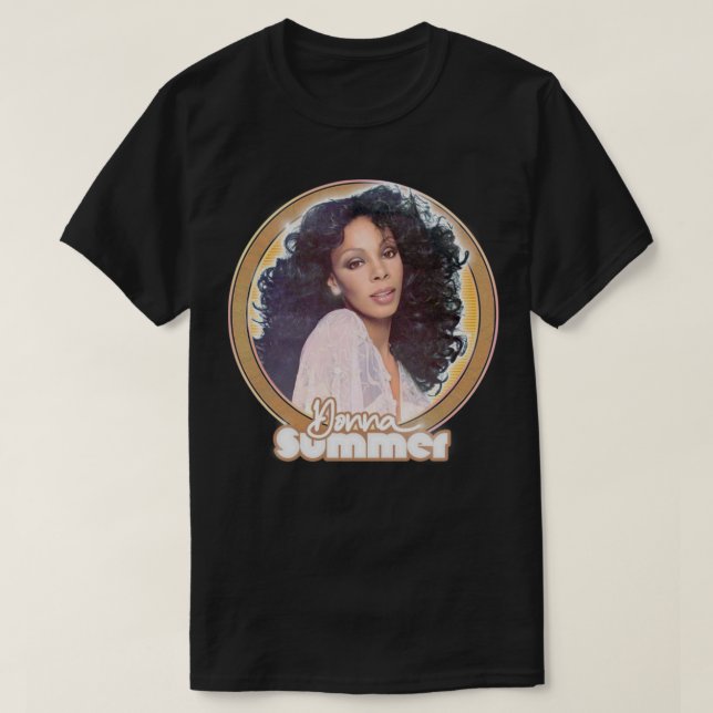 Camiseta Diseño de arte de fans de Donna Retro Style4 (Diseño del anverso)
