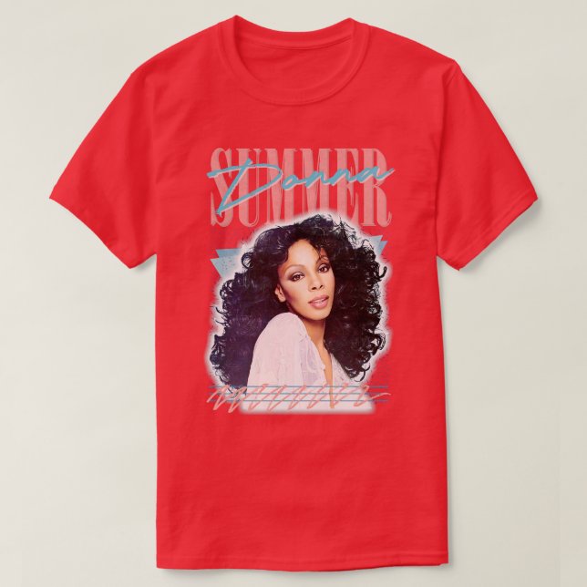 Camiseta Diseño de arte de fans de Donna Summer Retro (Diseño del anverso)