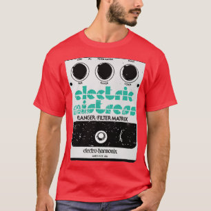 Camiseta Diseño de arte de fans de la guitarra eléctrica de