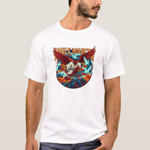 Camiseta Diseño de arte de fantasía mística de brujo maneja
