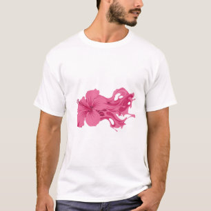 Camiseta Diseño de Arte de Flor ABSTRACTA de Moda
