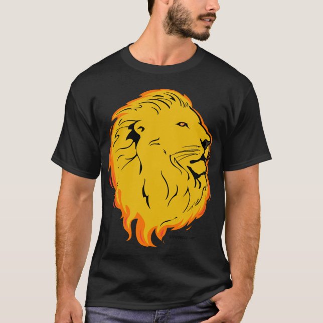 Camiseta Diseño de arte de leones (Anverso)