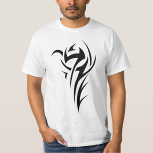 Camiseta Diseño de arte de línea inspirado en tatuajes clás