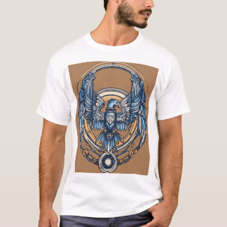 Camiseta diseño de arte de líneas abstractas