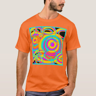 Camiseta Diseño de arte de patrón de neón eléctrico