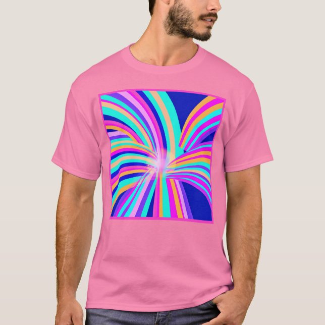 Camiseta Diseño de arte de patrones único (Anverso)