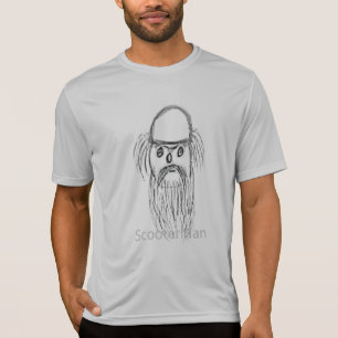 Camiseta DISEÑO DE ARTE DE T-SHIRT MEN'S ScooterMan