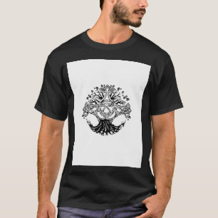 Camiseta Diseño de arte dorado brillante de Shadow of Erdtr
