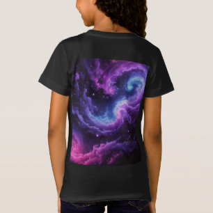 Camiseta Diseño de Arte Espacial Abstracto Nebulosa Galaxia