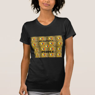 Camiseta Diseño de arte étnico africano: gente hermosa